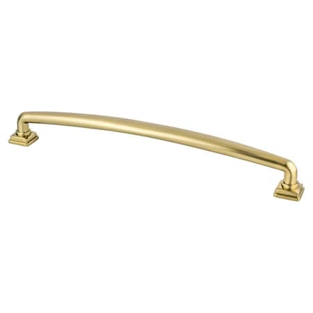 Berenson 224 mm CC Tailored Traditional Appliance Pull with Modern Bronze 1300-1MDB-P